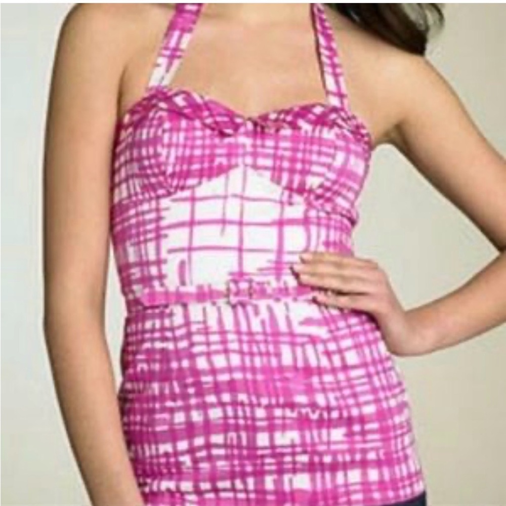 Trina Turk Pink Halter Top 4